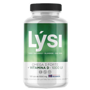 Lysi omega 3 forte vitamina d - Lysi omega 3 vitamina d 120 capsule
