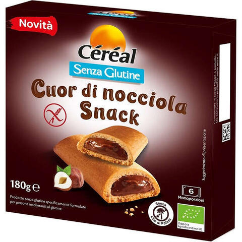 Cereal - Snack cuor di nocciola senza glutine 180 g