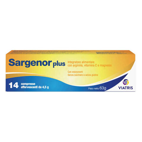 Sargenor - Plus 14 compresse effervescenti da 4,5 g