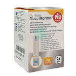 Strisce misurazione glicemia  gluco monitor 25 pezzi