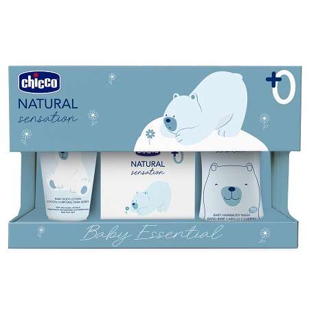 Chicco - Natural sensation set bagnoshampoo+crema corpo+profumo