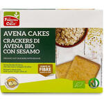La finestra sul cielo - Avenacakes crackers di avena con sesamo bio vegan senza lievito di birra con olio extravergine di oliva 250 g