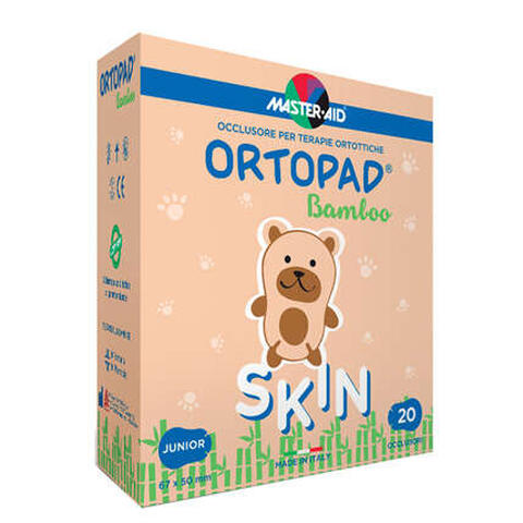 Master aid - Cerotto oculare per ortottica ortopad skin junior 20 pezzi