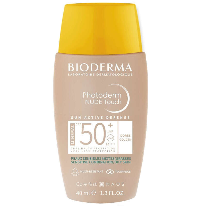 Bioderma - Photoderm nude touch dore' spf50+ 40 ml