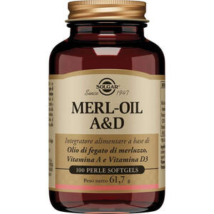 Solgar - Merl oil a&d 100 perle softgel