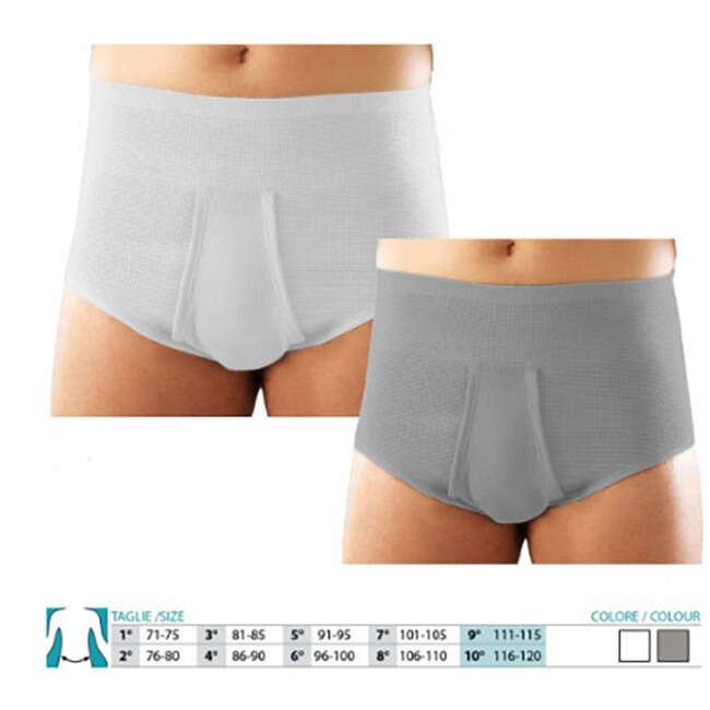 Orione - 309 slip uomo contenitivo aperto grigio 4
