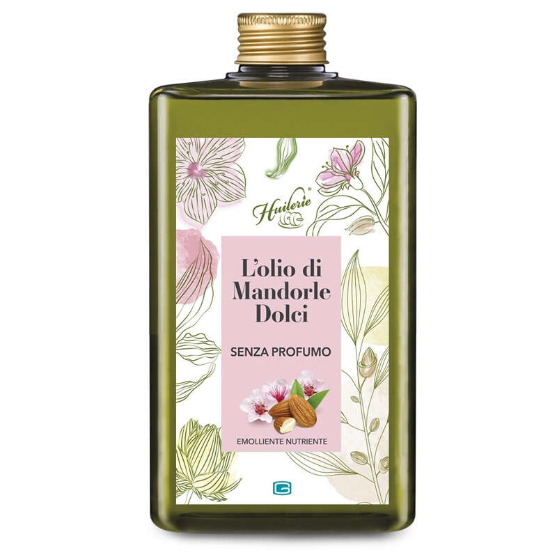 L'olio dimandorledolci - Huilerie olio di mandorle dolci fragranza naturale mandorlo 300 ml