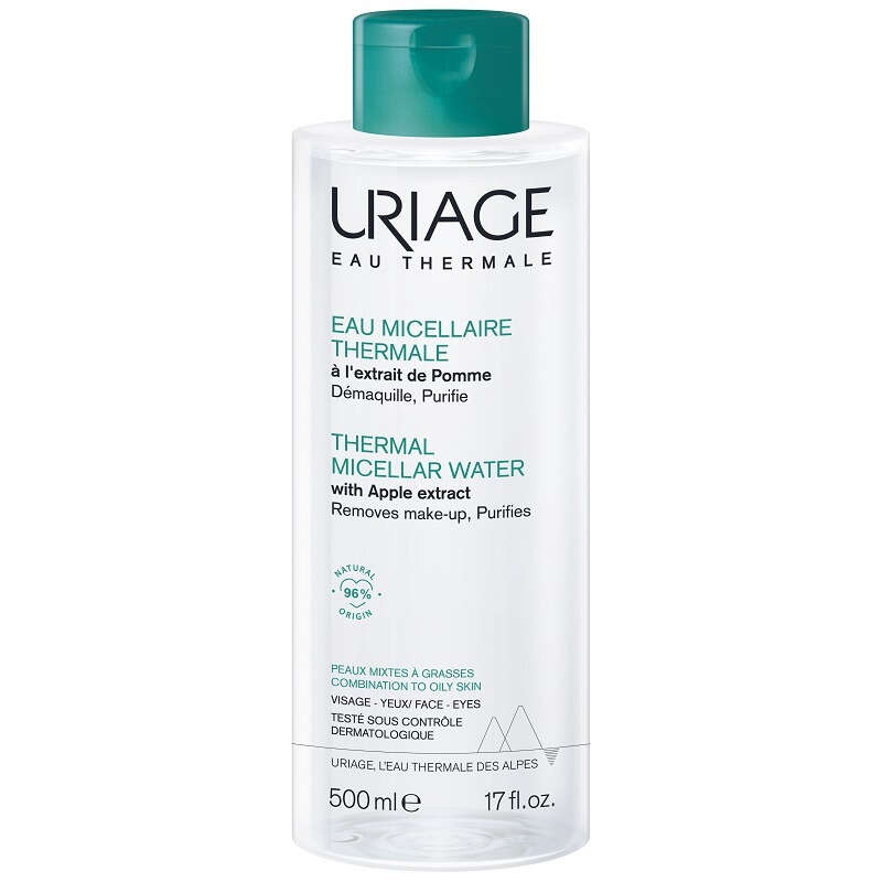 Uriage - Eau micellaire thermale pelli miste grasse flacone 500 ml