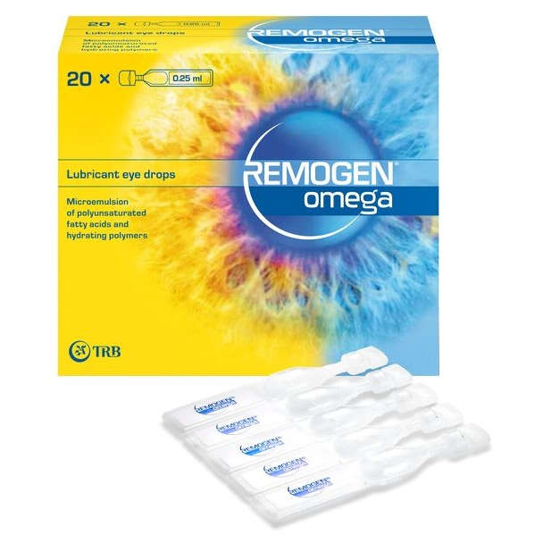 Remogen omega - Gocce oculari lubrificanti 20 monodose da 0,25 ml