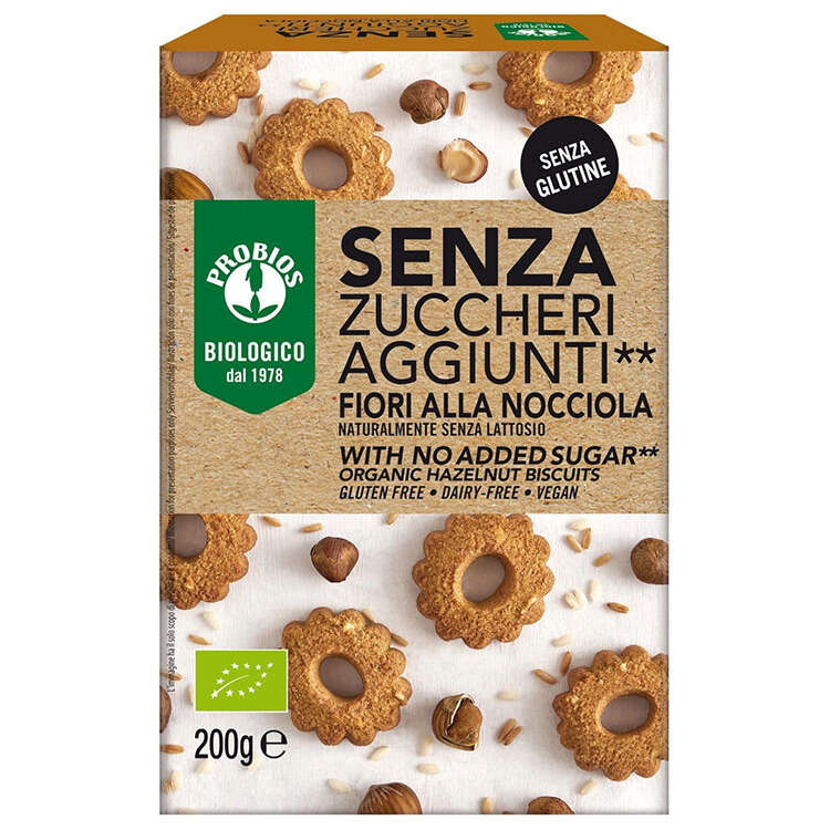 Probios - Fiori alla nocciola 200 g