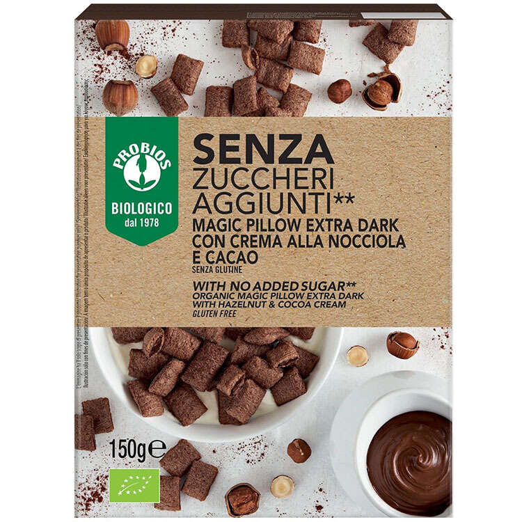 Probios - Magic pillow extra dark senza zuccheri aggiunti 150 g