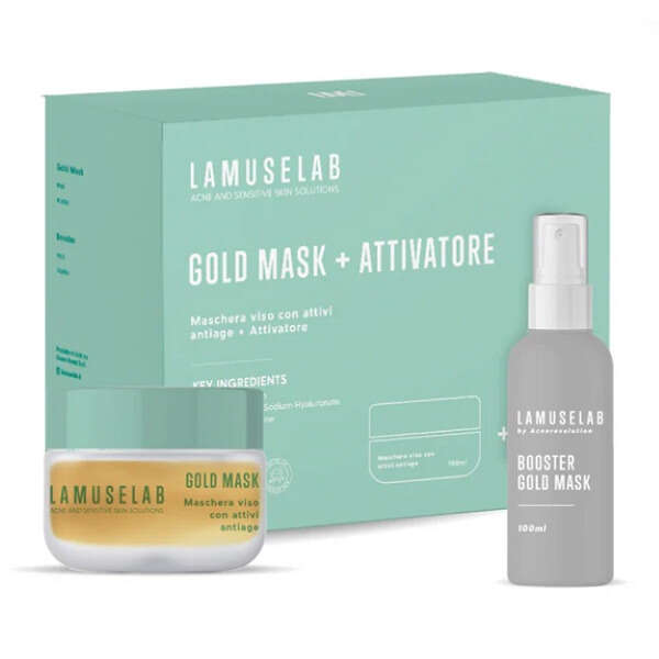Maschera antiage - Lamuselab gold mask 100ml + attivatore