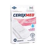 Ceroxmed - Cerotti delicati  con garza disinfettante ipoallergenici per pelli sensibili assortiti 20 pezzi