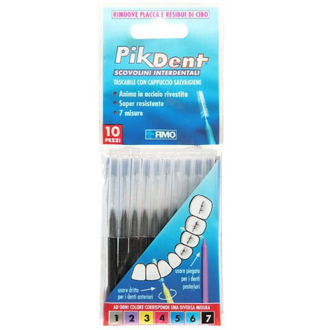 Fimo - Pikdent stuzzicolino 7 nero 10 pezzi