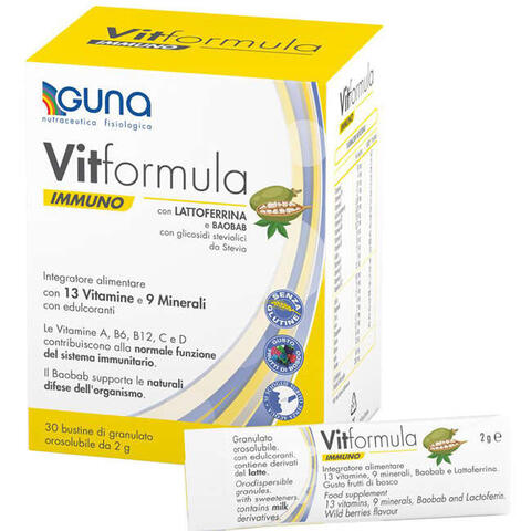 Guna - Vitformula immuno 30 stick da 2 g
