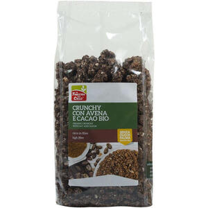 La finestra sul cielo - Fsc crunchy con avena e cacao bio ad alto contenuto di fibre con olio di girasole senza olio di palma 375 g