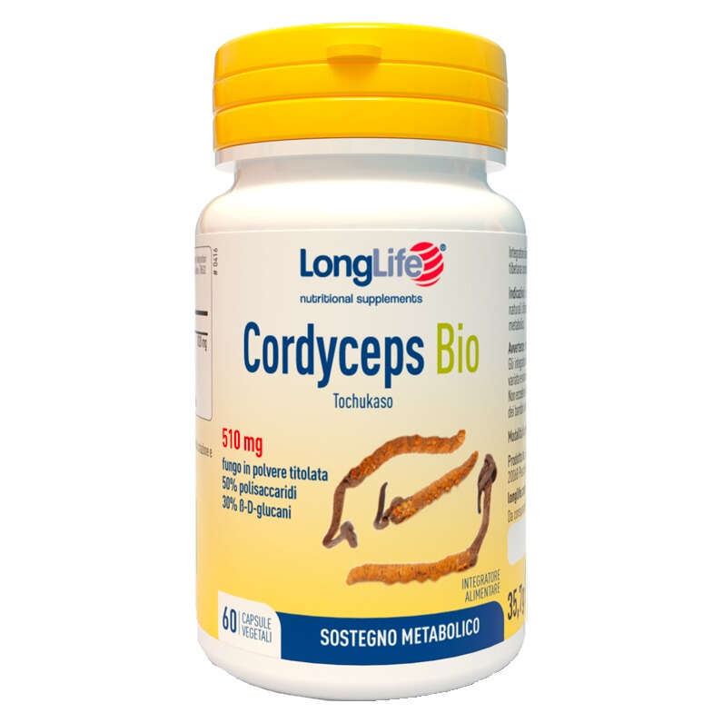 Longlife - Cordyceps bio 60 capsule vegetali