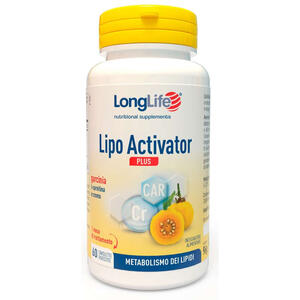 Longlife - Lipo activator plus 60 tavolette rivestite da 1,6 g