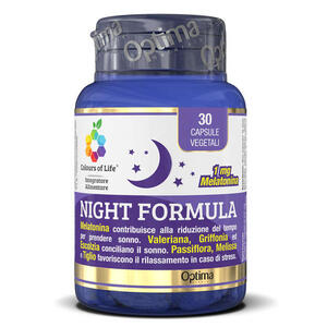 Colours of life - Night formula 30 capsule vegetali 550 mg