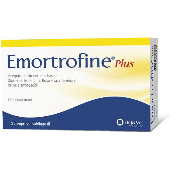 Agave - Emortrofine plus 40 compresse sublinguali