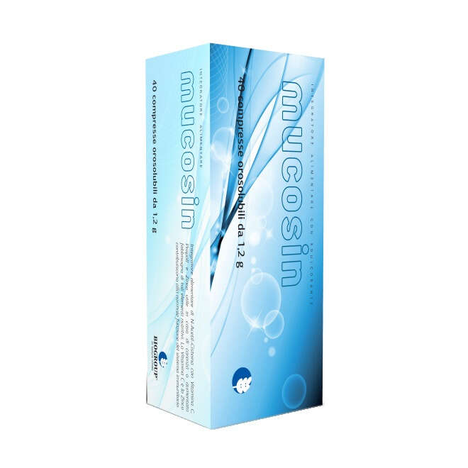 Biogroup - Mucosin 40 compresse orosolubili da 1,2 g