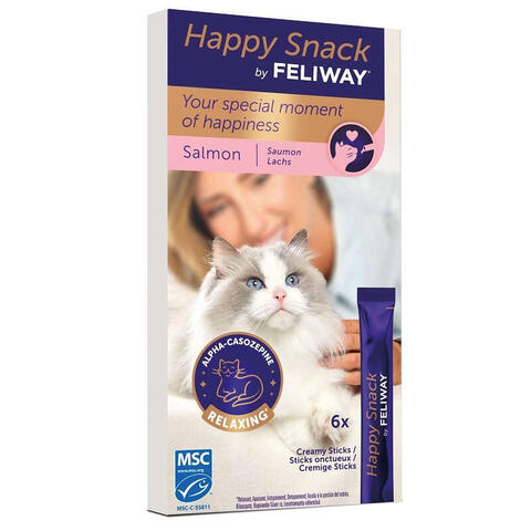 Happy snack by feliway - Feliway happy snack salmone 6 stick