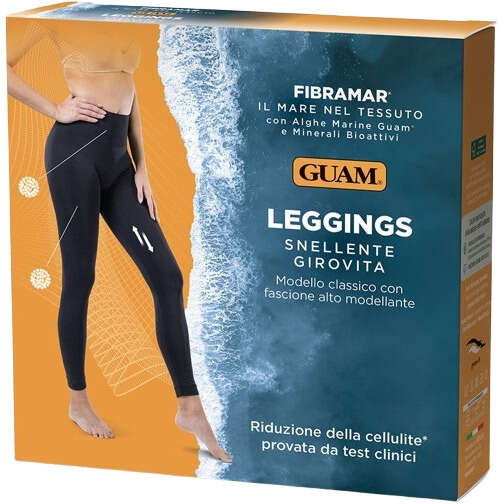 Guam - Leggings classico fibramar nero xs/s
