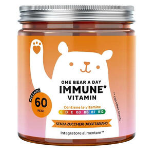 Bears with benefits - One bear a day immune 60 caramelle gommose con edulcoranti senza zuccheri