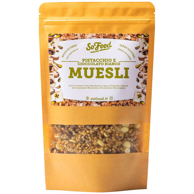 Pistacchio ecioccolato bianco - Sofood sogood muesli pistacchio 200 g