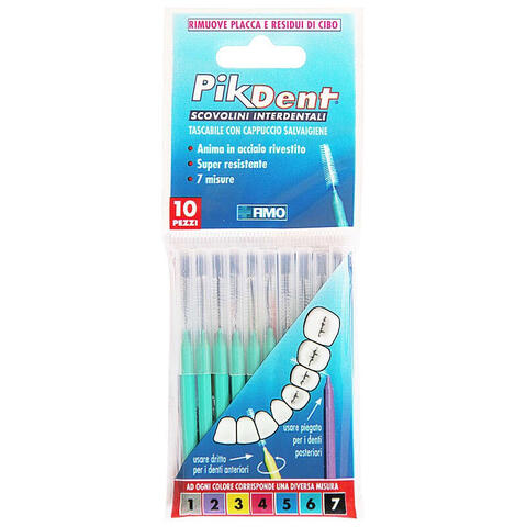 Fimo - Pikdent stuzzicolino 6 verde 10 pezzi