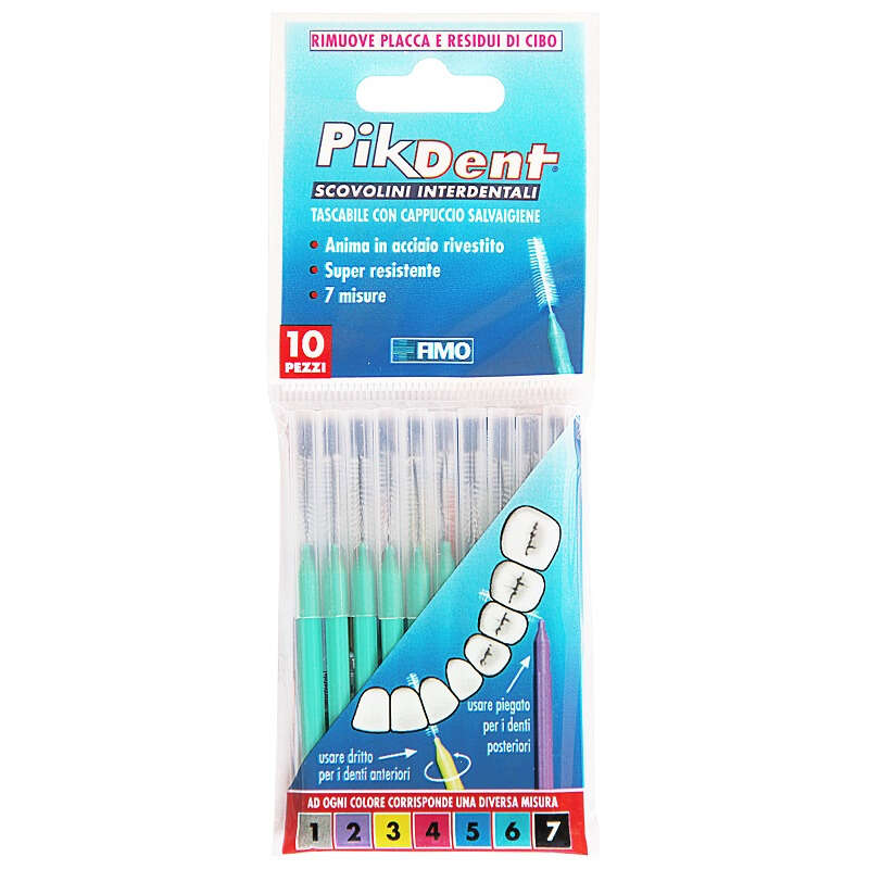 Fimo - Pikdent stuzzicolino 6 verde 10 pezzi