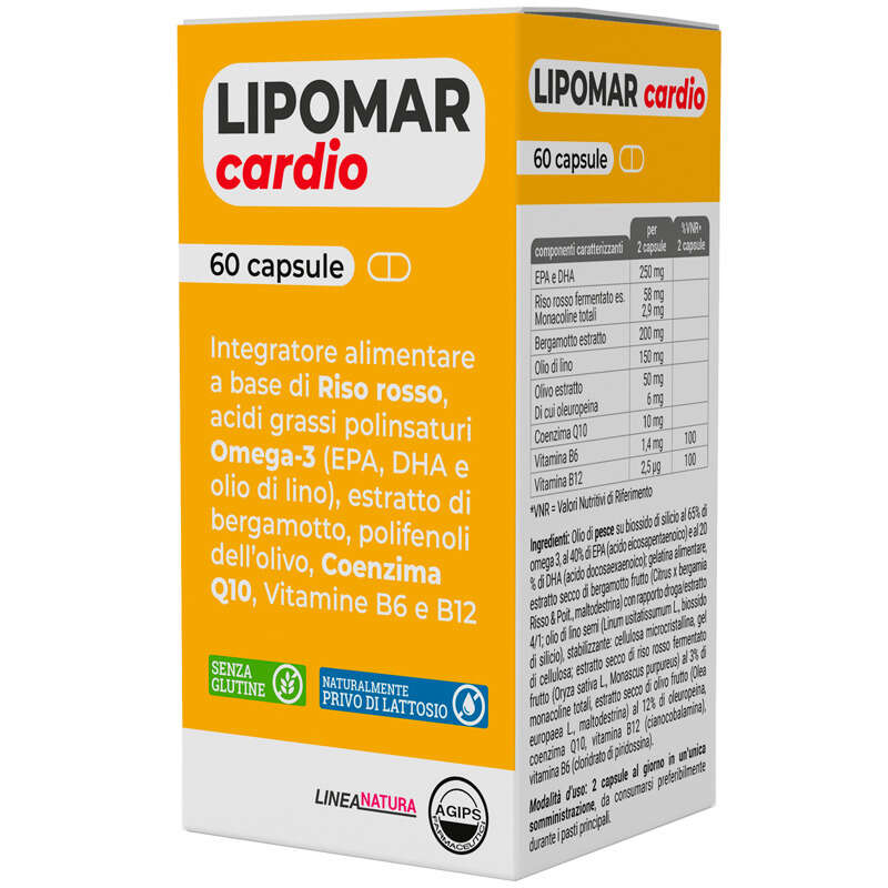 Agips farmaceutici - Lipomar cardio 60 capsule