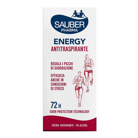 Sauber - Deo 72h energy antitraspirante crema 35 ml