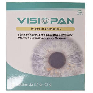 Visiopan - 20 bustine da 3,1 g con edulcorante
