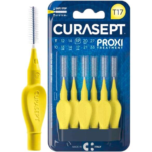 Curasept Proxi t17 giallo/yellow 6 pezzi