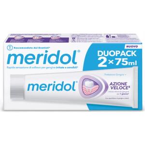 Meridol dentifricio azione veloce - 75 ml bitubo