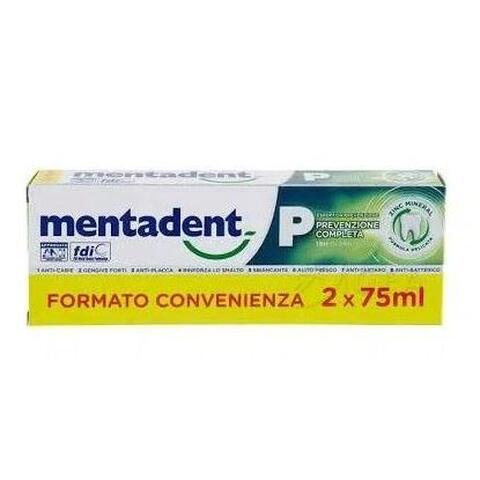 UNILEVER ITALIA - MENTADENT P 2 X 75 ML BITUBO PROMO