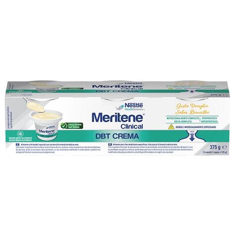 Meritene - Diabet creme vaniglia 3 x 125 g