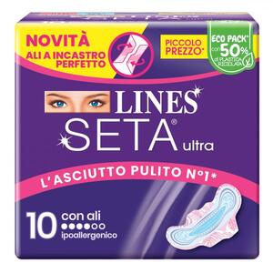 Fater - LINES SETA ULTRA ASSORBENTI ALI DWCT 10 PEZZI