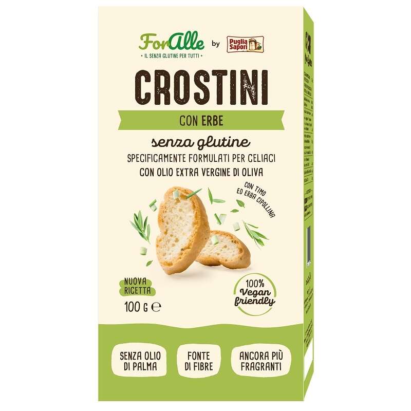 Foralle - Crostini alle erbe 100 g