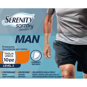 Serenity - Pannolino  man sensitive level 2 10 pezzi