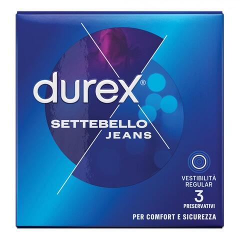 Durex - PROFILATTICO DUREX SETTEBELLO JEANS 3 PEZZI