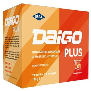 Daigo mgk plus arancia - 24 + senza zucchero con edulcoranti 6 bustine