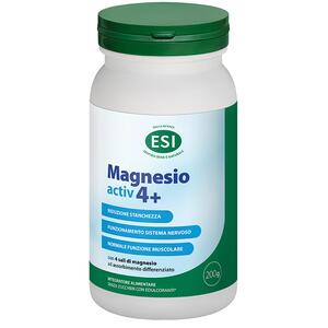 Magnesioactiv4+ - Esi magnesio activ 4+ 200 g senza glutine