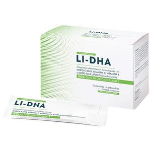 Li-dha - Li dha 20 stick pack da 5 ml con edulcorante senza glutine e lattosio