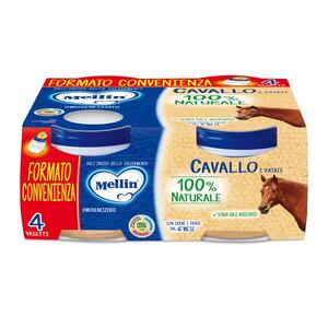 Mellin - Omogeneizzato cavallo 4 x 80 g