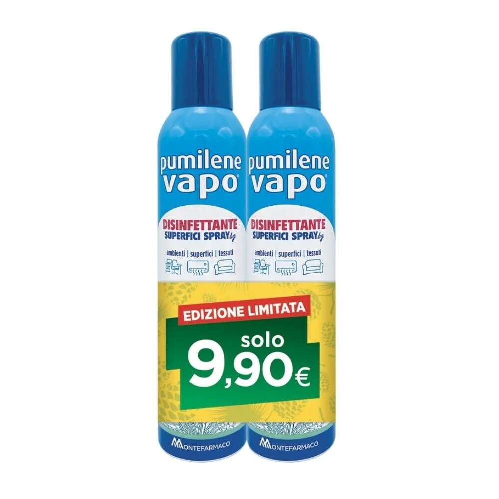 MONTEFARMACO - PUMILENE VAPO DISINFETTANTE 2 BOMBOLETTE X 250 ML
