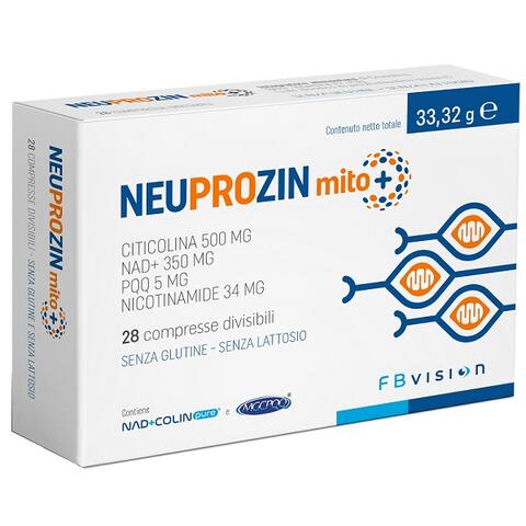 Neuprozin mito+ - Neuprozin mito + 28 compresse divisibili senza glutine e lattosio con nad+colin pure e mgcpqq