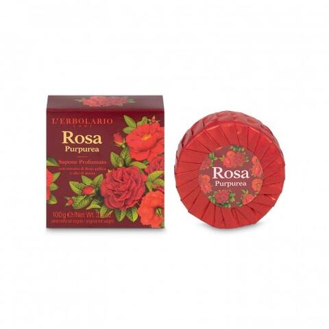 L'erbolario - ROSA PURPUREA SAPONE PROFUMATO 100 G