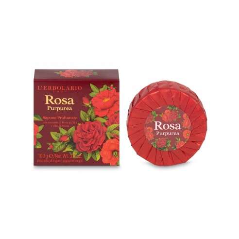 L'erbolario - ROSA PURPUREA SAPONE PROFUMATO 100 G